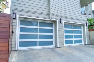Glass garage doors 